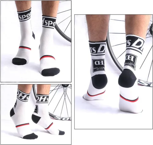 Miniatura 2 de Libar Calcetines de ciclismo para hombre, unisex, transpirables, deportivos, para correr, trekking, baloncesto