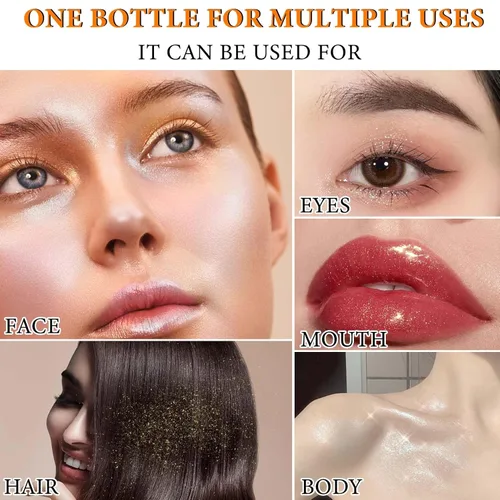 Miniatura 3 de 3 piezas de polvo de hadas, colorete facial de hadas, colorete facial para palmaditas en polvo de hadas, maquillaje natural que ilumina el cuerpo