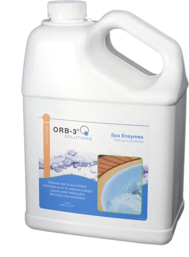 Miniatura 3 de Orb-3 botella de enzimas para spa, Amarillo translúcido