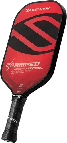 Miniatura 9 de Selkirk Sport Amped Control Pickleball Paddle Precision & Control Fiberglass Pickleball Paddles 16mm X5 Core Made in USA Gris Ligero
