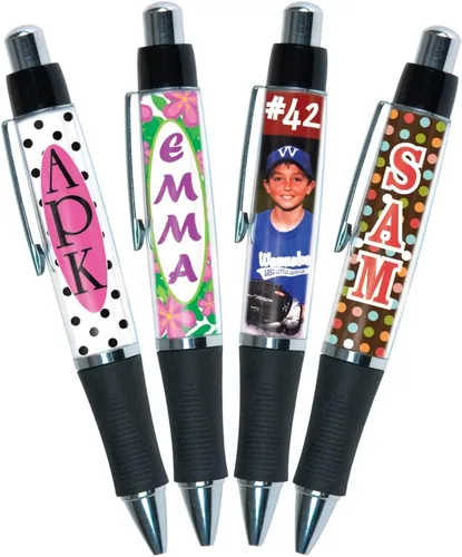 Miniatura 6 de Jaymo PixPen - Bolígrafo de fotos de bricolaje – Crea tu propio bolígrafo personalizado – Inserta fotos de billetera de 2.5 x 1.75 pulgadas o crea e