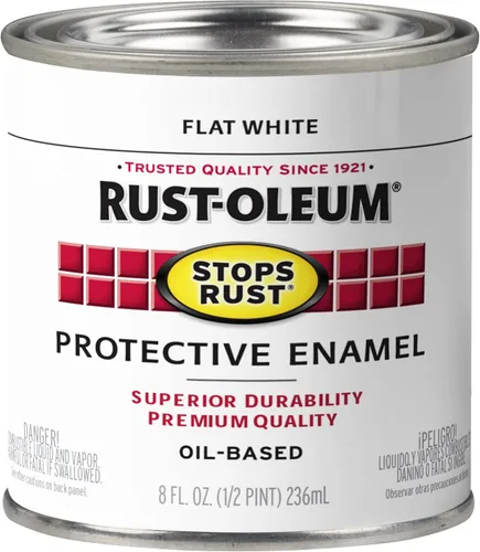 Miniatura 15 de Rust-Oleum 7776502-2PK - Pintura antióxido para aplicación con brocha, cuarto de galón, negro plano (paquete de 2)
