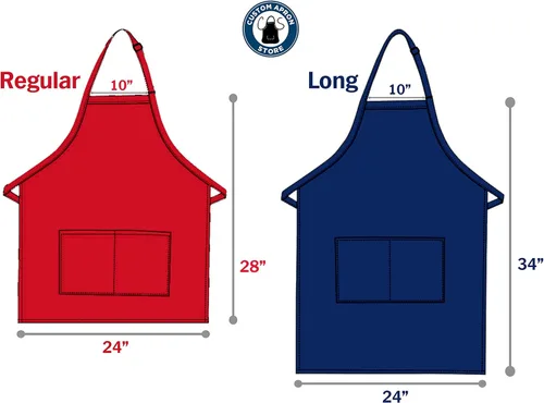 Miniatura 2 de Custom Apron Embroidered Kitchen Apron Women Chef Apron For Men Personalized Apron With Pockets Negro