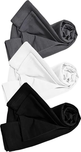 Miniatura 115 de Natural Uniforms Camiseta Under Scrub para mujer, cuello redondo, manga larga, paquete de 3, paquete múltiple de 3