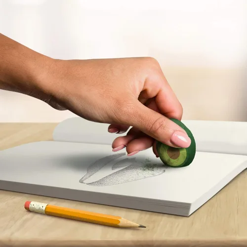 Miniatura 2 de Genuine Fred Borradores de aguacate, juego de 4, verde