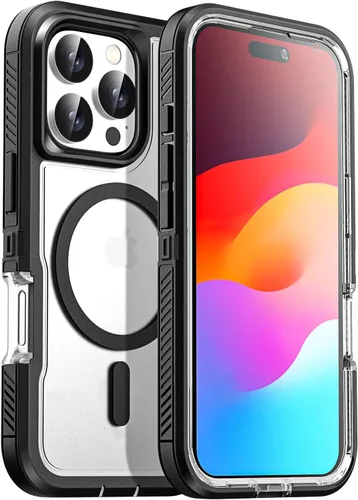 Miniatura 16 de AICase Funda para iPhone 13/14/16e [Compatible con Magsafe], Protección contra caídas de alta resistencia, Defensa multicapa, Grado militar