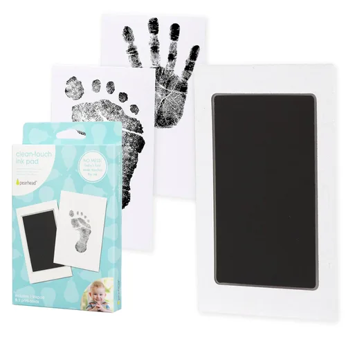Miniatura 14 de Pearhead Almohadilla de Tinta para Bebé Clean-Touch, Almohadilla de Tinta Clean-Touch Sin Desorden con Tarjetas de Impresión, Segura para la Piel