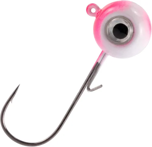 Miniatura 9 de Dr.Fish Paquete de 10 Cabezas de Jig de Pesca con Ojo 3D Bola Swimbait Jig Agua Salada Agua Dulce Lubina Walleye Anzuelos de Pesca Crappie Trucha
