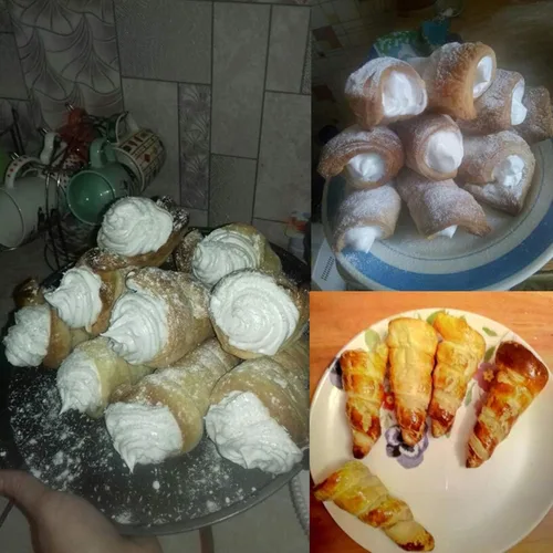 Miniatura 6 de 10 moldes de cuerno de crema para hornear, moldes de cono de croissant de acero inoxidable de 5 pulgadas
