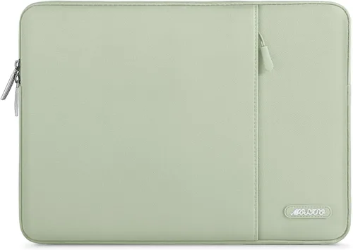Miniatura 38 de MOSISO Funda vertical de poliéster con bolsillo para laptop de 15, 15.6 y 16 pulgadas, para computadora MacBook Pro 16 M4, M3, M2 y M1, HP, Acer