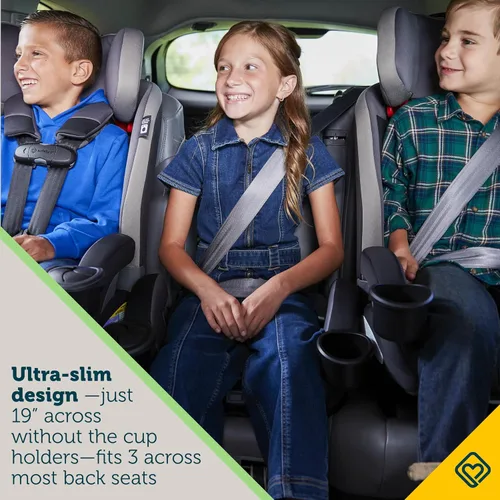 Miniatura 4 de Safety 1st EverSlim - Asiento de automóvil convertible 4 en 1, clip de pecho SecureTech, ultra delgado, 4 modos de bebé a refuerzo, asiento