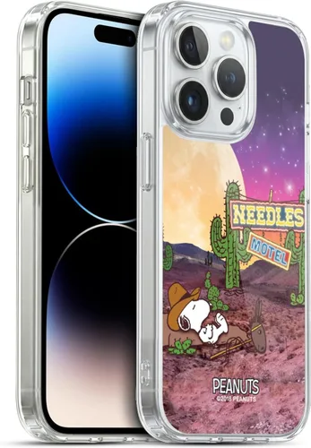 Miniatura 48 de Head Case Designs Funda de gel con licencia oficial de Peanuts Nebula Cactus Needles Snoopy Space Cowboy [protección de grado militar] compatible