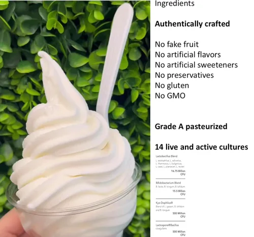 Miniatura 4 de Pumjil Mezcla de helado, mezcla de helado suave probiótico, ideal para yogur congelado y batidos, 55 porciones por caja, mezcla suave para servir