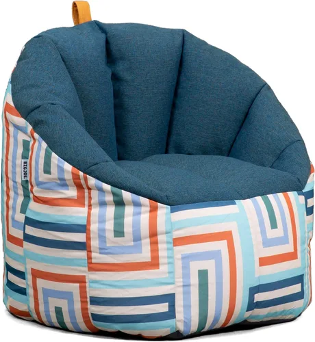 Miniatura 16 de Big Joe Milano - Silla de Puf con Cuero Montana Negro Vibe