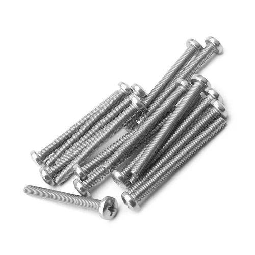 Miniatura 38 de MroMax 5 tornillos de máquina Phillips de cabeza plana M8 x 0.984 in, acero inoxidable 304 18-8, rosca completa, tornillos de cabeza cruzada gris