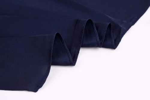 Miniatura 38 de Conjunto de bufanda de poliéster de gasa cuadrada de satén suave y grande para mujer, cuello de cabeza, multiuso, colores sólidos disponibles