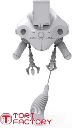 Miniatura 6 de Tri-Factory CY-05A 1/35 Cyberpunk Series Collie Drone, Freestanding Drone, Chasing Livestock from The Sky, Resin Kit