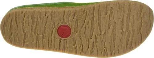 Miniatura 4 de Haflinger Slip-On Clog - Lana de fieltro de color verde hierba