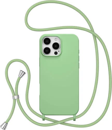 Miniatura 63 de ZTOFERA Funda Crossbody para iPhone 15 Pro con Correa de Cordón Ajustable, Funda Suave de Silicona Líquida para iPhone 15 Pro 6.1 pulgadas - Rosa