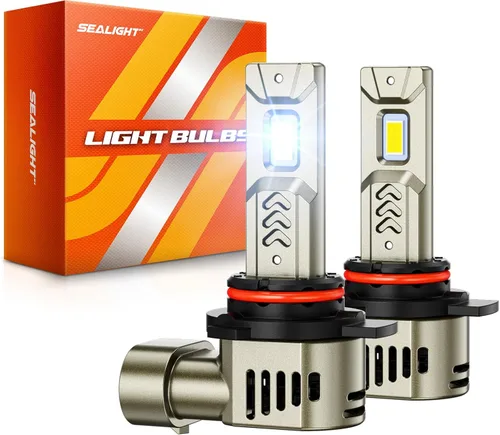 Miniatura 9 de SEALIGHT Bombillas LED antiniebla 9007/HB5, 8 bombillas de uso todoterreno PowerSports, luz de conducción 9007, 6000 K blanco, Plug-N-Play, paquete