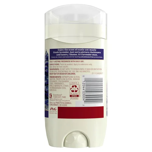 Miniatura 7 de Old Spice Desodorante para hombre sin aluminio Wilderness con lavanda, 3 onzas (paquete de 3)