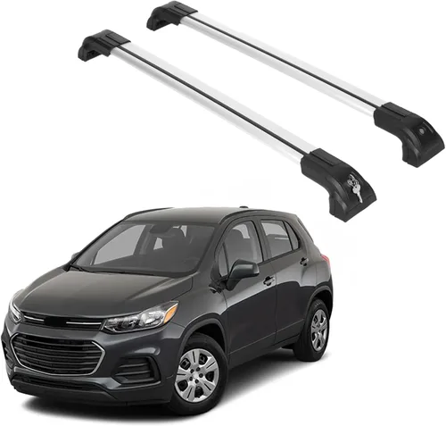 ERKUL Barras transversales de techo resistentes de 220 libras para Chevrolet Chevy Trax 2013-2022 | Soportes de metal sólido | Barras transversales