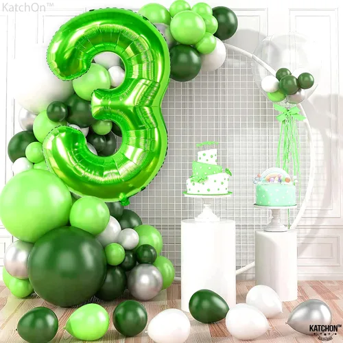 Miniatura 765 de KatchOn, Globo grande azul número 2 de 40 pulgadas Decoraciones de cumpleaños de Baby Shark para niño de 2 años Globo azul número 2 Globo