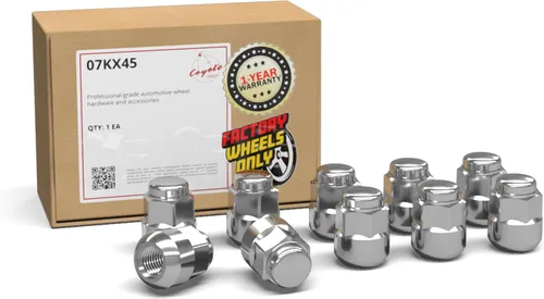Miniatura 15 de Wheel Accessories Parts 20 tuercas de llanta estilo OEM M14x1.5 14x1.5 de 1.10 pulgadas de largo, color negro, 7/8 pulgadas, 0.866 in, hexagonales