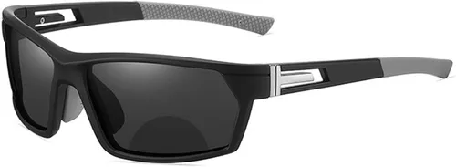 willochra Gafas de sol bifocales para hombres y mujeres, para lectura envolvente, tintadas por el sol, ciclismo, conducción, lentes de sol