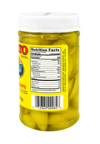 Miniatura 2 de El Pato Pimientos de chile picante 12oz chiles amarillos en escabeche 11.99 oz Kosher