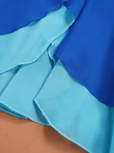 Miniatura 129 de CHICTRY Vestido de baile lírico sin mangas asimétrico para niñas, disfraz de adoración litúrgica contemporánea
