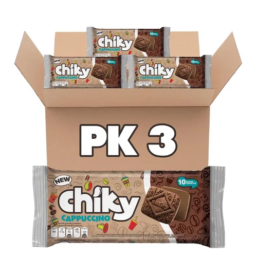 Miniatura 13 de Chiky Galletas de Chocolate Fudge, crujientes y dulces, centro de crema suave, textura crujiente que se derrite en cada bocado, 16.9 onzas, 1 caja