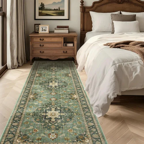 Miniatura 9 de Alfombra de Pasillo Lavable 3x10: Corredores Largos Antideslizantes para Pasillo - Alfombra Ultradelgada para Piso Interior para Cocina Entrada