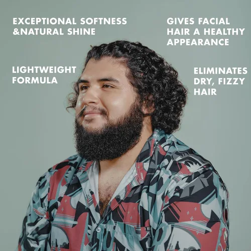 Miniatura 2 de Hanz de Fuko Aceite vegano para cabello y barba, apoya el crecimiento, la salud de la barba y un cabello más suave y suave, fórmula hidratante