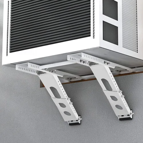 Miniatura 9 de Soporte de CA para ventana sin taladro, soporte de brazo único para ventanas pequeñas, soporta hasta 165 libras, instalación interior ajustable