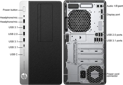 Miniatura 7 de HP ProDesk 600 G3 Mini Tower Escritorio PC i7-7700 hasta 4.20GHz 32GB RAM 512GB SSD + 1TB HDD HDMI integrado Wi-Fi y BT DVD-RW Soporte de monitor