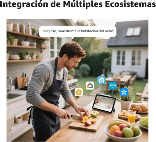 Miniatura 8 de Aqara G100, cámara de seguridad para interiores/exteriores 2K, HomeKit Secure Video, audio de 2 vías, foco nocturno con visión nocturna en color/IR