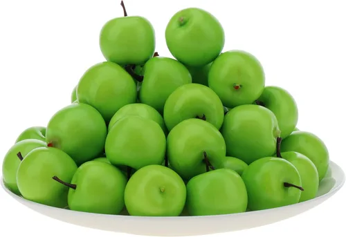 Miniatura 14 de Gresorth 30pcs Mini Artificial Rosa Manzana Decoración Falsa Fruta Modelo Para El Hogar Fiesta Cocina Exhibición - 1.4 in Manzana rosa