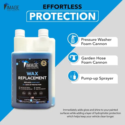 Miniatura 3 de Image Wash Products Cera de Reemplazo (Espumable) - Protector para Camiones/RVs/Autos/Barcos/Remolques/Equipo. (32 Fl Oz (Paquete de 1))