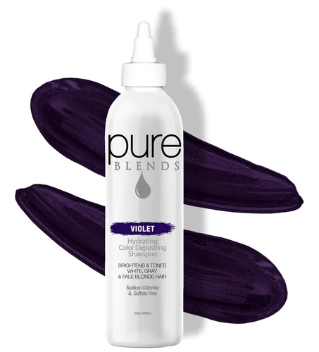 Miniatura 20 de Pure Blends Cherry Hydrating Color Depositing Shampoo Brighten & Tone Color Faded Hair Tinte semipermanente para el cabello previene la decoloración