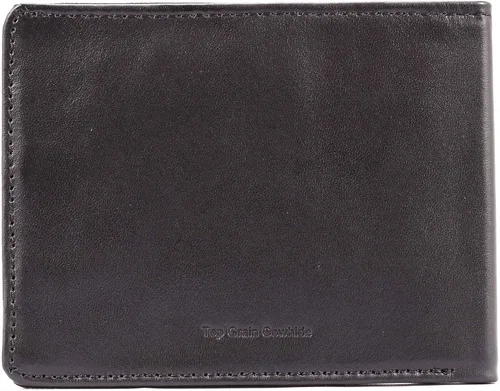 Miniatura 7 de Big Skinny Cartera delgada de cuero bi-fold para hombre, con capacidad para hasta 25 tarjetas