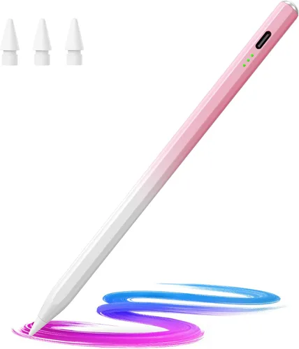 Miniatura 9 de Hastraith Lápiz capacitivo para iPad (2018-2025) - 13 minutos de carga rápida con sensibilidad de inclinación y rechazo de palma para iPad