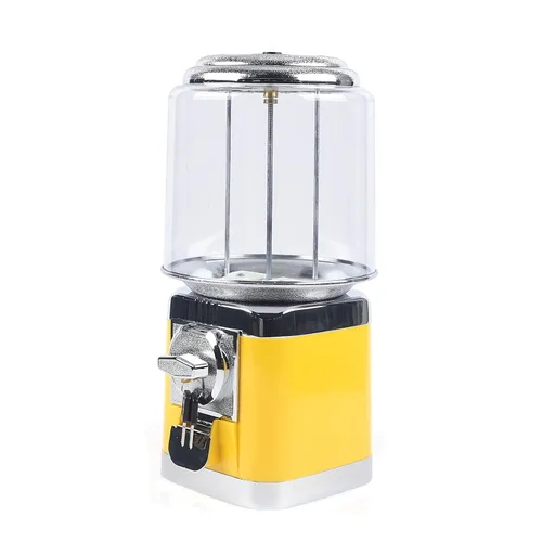 Miniatura 3 de Máquina expendedora de dulces para dispensador automático de dulces pequeños para el hogar o la máquina expendedora comercial (amarillo)