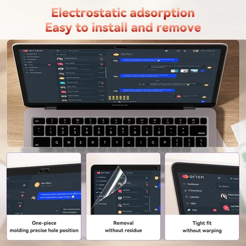 Miniatura 6 de Mamol Paquete de 2 protectores de pantalla anti luz azul para MacBook Air de 13 pulgadas (2018-2021, M1) / Macbook Pro de 13 pulgadas