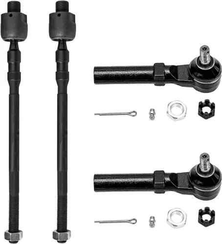 Miniatura 15 de Detroit Axle - 4 barras de acoplamiento delanteras para Kia Forte Koup 14-17, 14-18 Forte Forte5, 4 extremos de barra de acoplamiento exteriores e