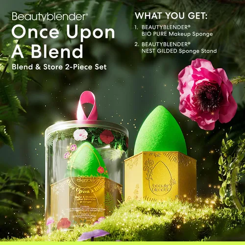 Miniatura 6 de Beautyblender® Once Upon a Blend Beauty Blender Set El juego de mezcla y tienda incluye 1 esponja de maquillaje y 1 nido