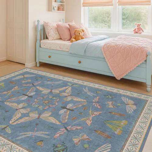 Miniatura 41 de Hazo Haus Alfombra de Baño Bohemia Lavable 2x3, Alfombras Pequeñas para Cocina, Tocador, Puerta Principal Entrada Interior, Antideslizante Pelo Bajo