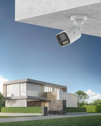 Miniatura 9 de Cámara de seguridad complementaria PoE de 5 MP, cámara CCTV con cable para interiores y exteriores con detección de humanos/vehículos, visión