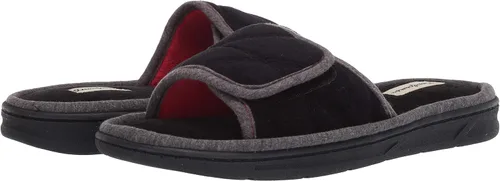 Miniatura 6 de Dearfoams Pantuflas de rizo de espuma viscoelástica ajustables para hombre y exterior