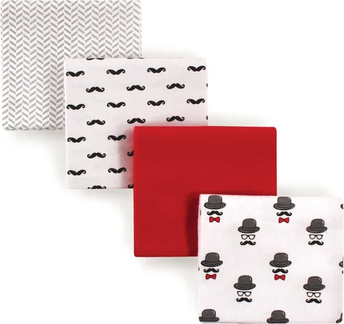 Miniatura 166 de Hudson Baby Mantas unisex de franela de algodón para bebé, calabaza, talla única